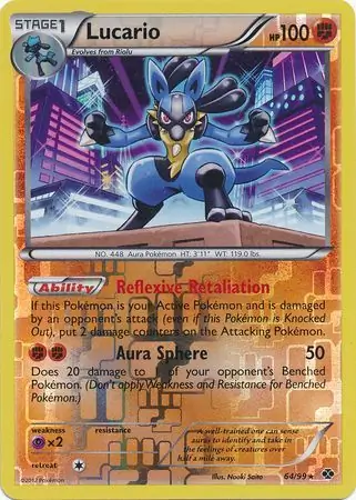 Lucario Reverse Holo