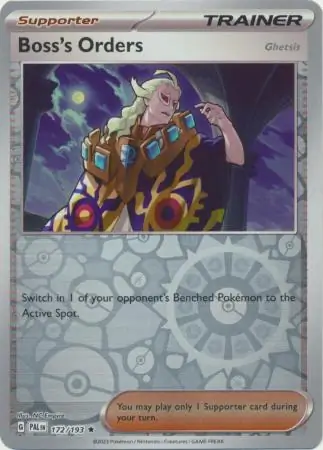 Boss's Orders Reverse Holo