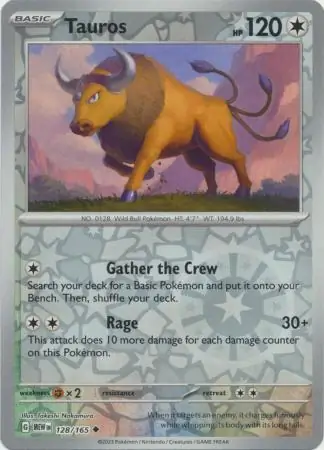 Tauros Reverse Holo