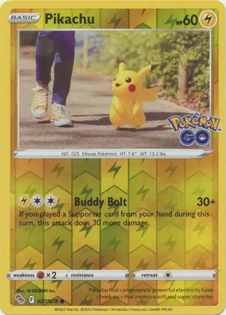 Pikachu Reverse Holo