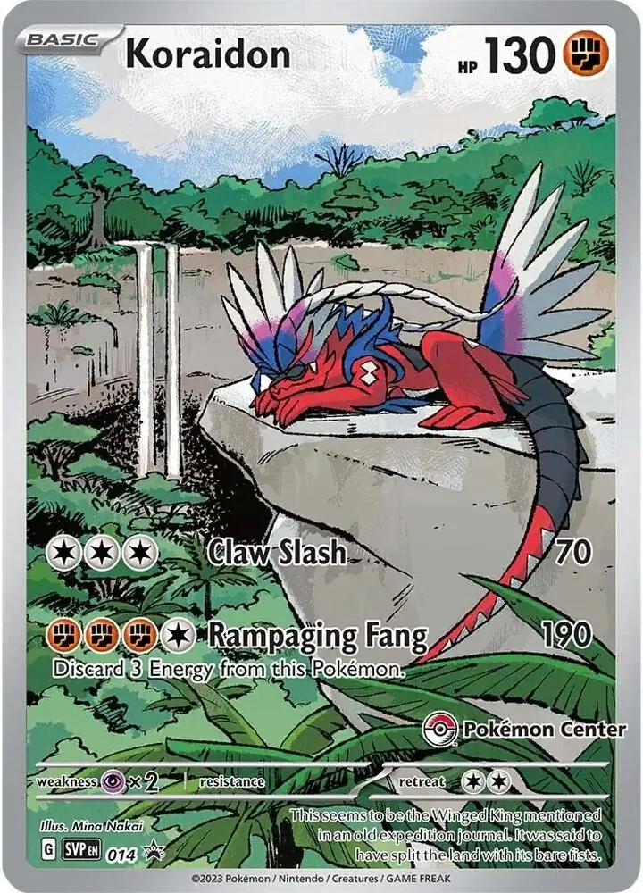 Koraidon Pokemon Center