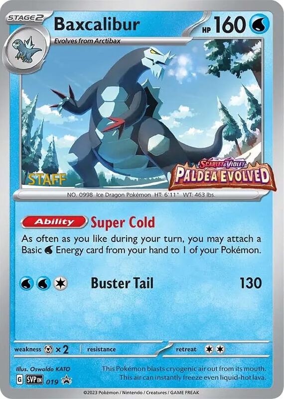 Baxcalibur Prerelease Staff