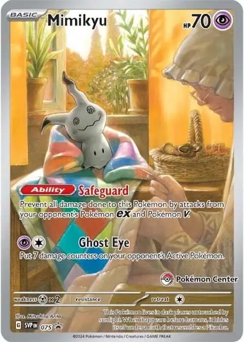 Mimikyu Pokemon Center