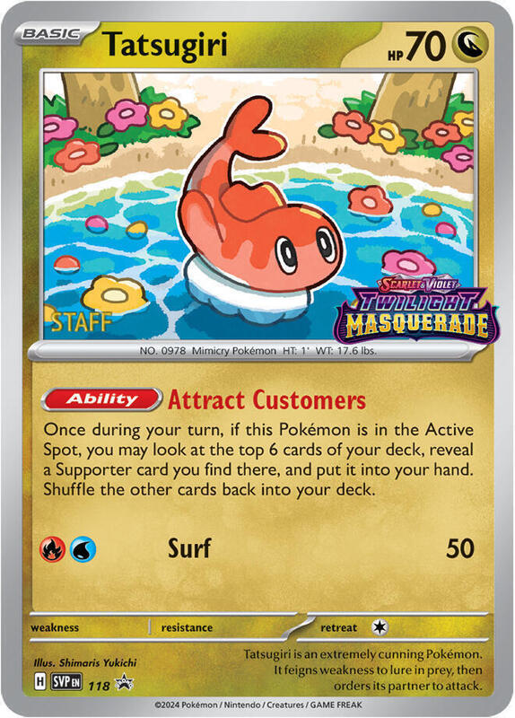 Tatsugiri Staff Prerelease