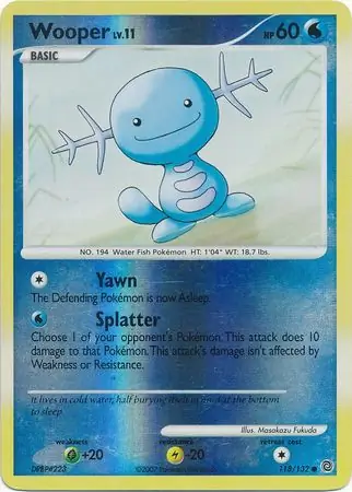 Wooper Reverse Holo