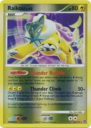 Raikou Reverse Holo