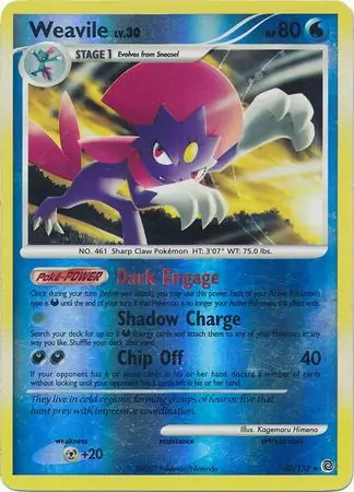 Weavile Reverse Holo