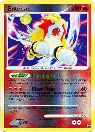 Entei Reverse Holo