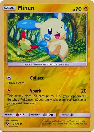 Minun Reverse Holo