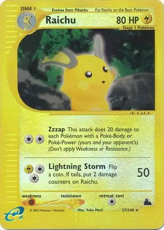 Raichu Reverse Holo