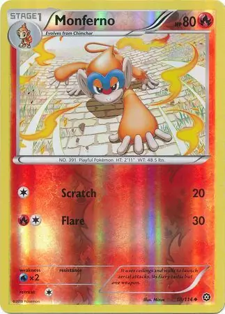 Monferno Reverse Holo