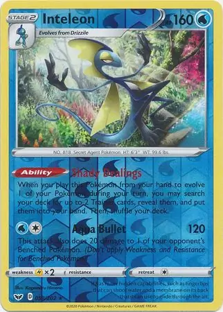 Inteleon Reverse Holo