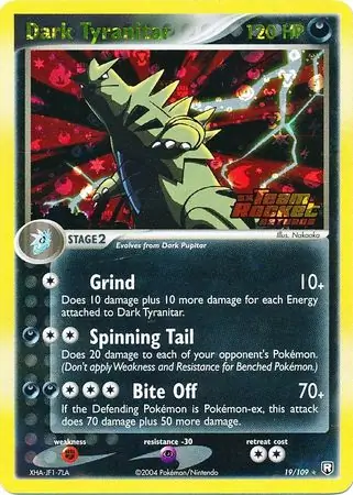Dark Tyranitar Reverse Holo