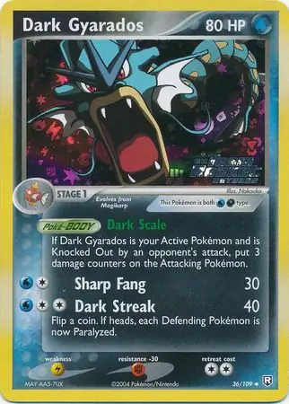 Dark Gyarados Reverse Holo