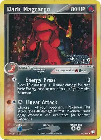 Dark Magcargo Reverse Holo