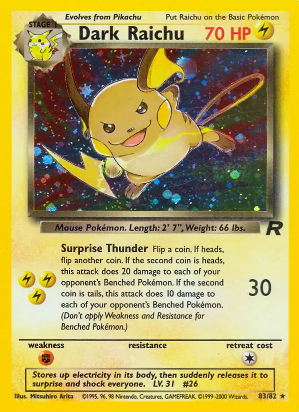 Dark Raichu Secret