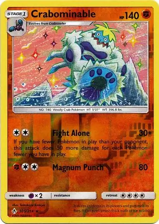 Crabominable Reverse Holo