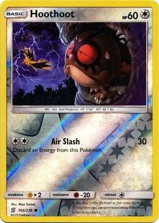 Hoothoot Reverse Holo