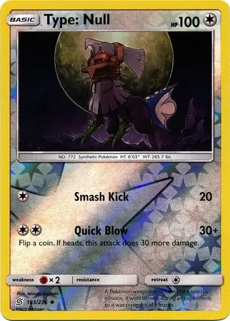 Type: Null Reverse Holo