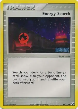 Energy Search Reverse Holo