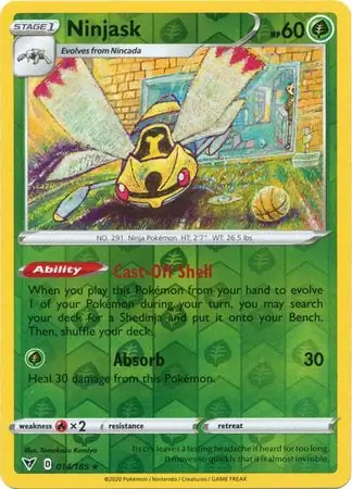 Ninjask Reverse Holo