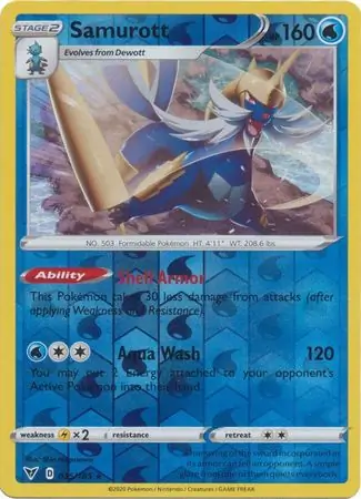 Samurott Reverse Holo