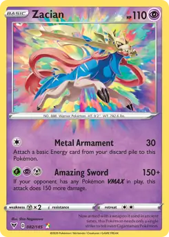 Zacian Amazing Rare