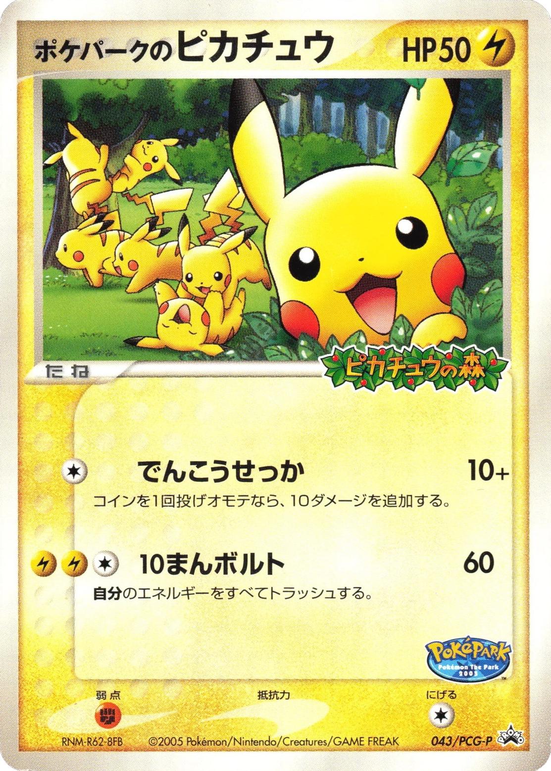 PokePark's Pikachu #43/PCG-P